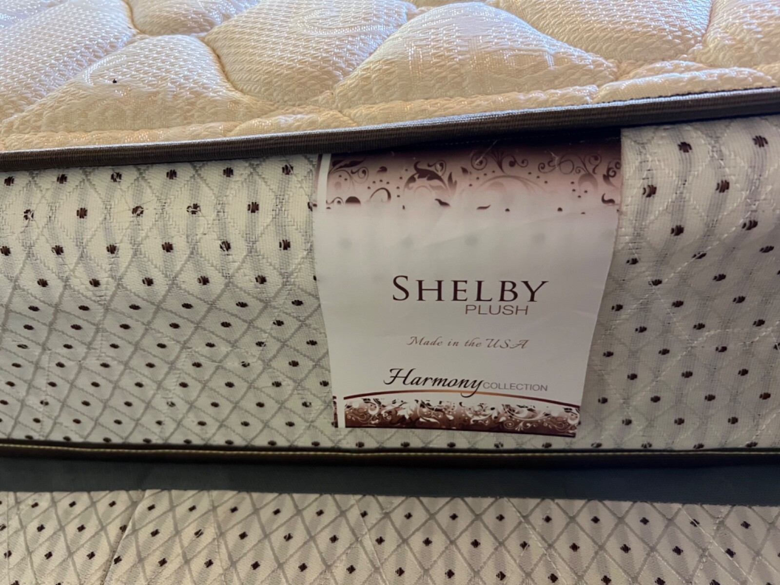 9 inch twin mattress w/ box spring and bed frame. slightly used barely slept in