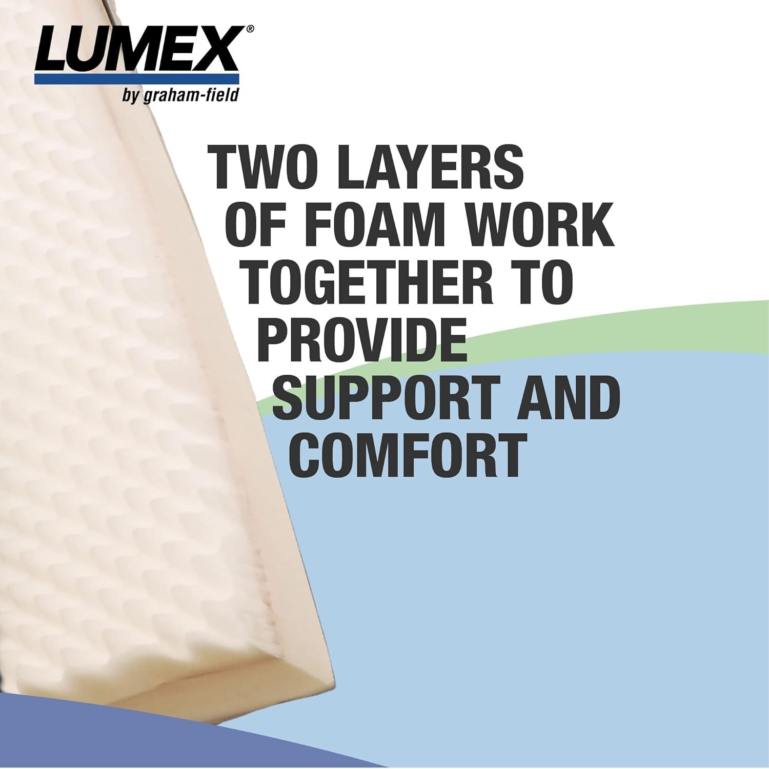 Lumex Select Hospital Bed Mattress, Multi-Layer Foam, Fluid-Resistant Cover, …