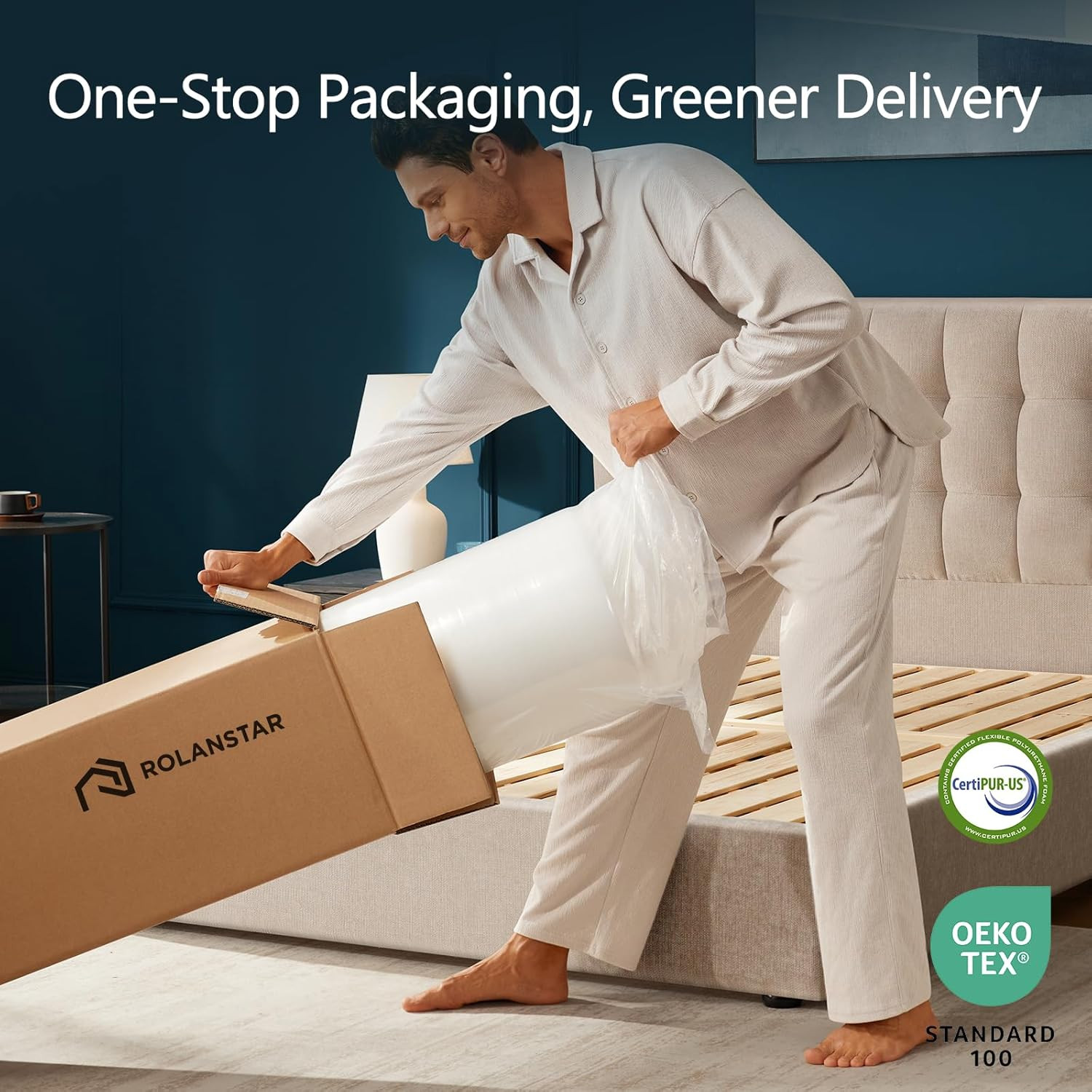 Twin Mattress, 6 Inch Gel Memory Foam Mattress in a Box, Gel Infused, Fiberglass