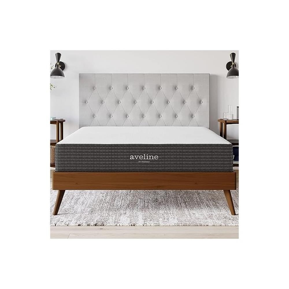Modway Aveline 10″ Modern Style Memory Foam King Mattress in White