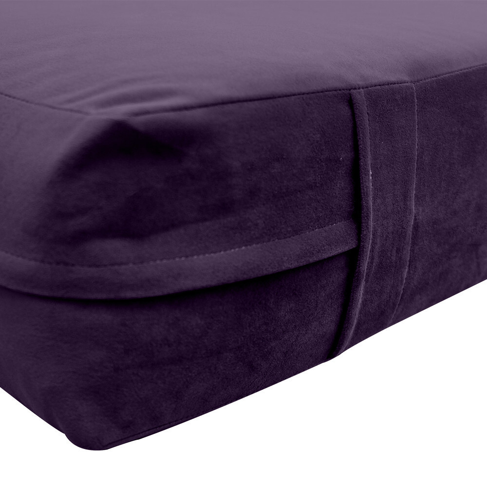 Knife Edge 6″ FULL 75x54x6 Velvet Indoor Daybed Mattress |COVER ONLY|-AD339