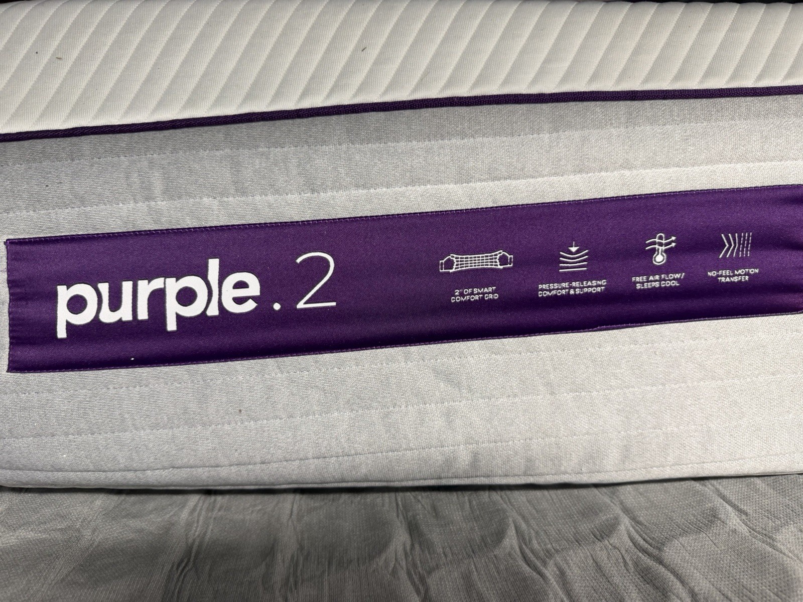 Purple 2 Queen Size Mattress Only New Open Box Damaged Freight