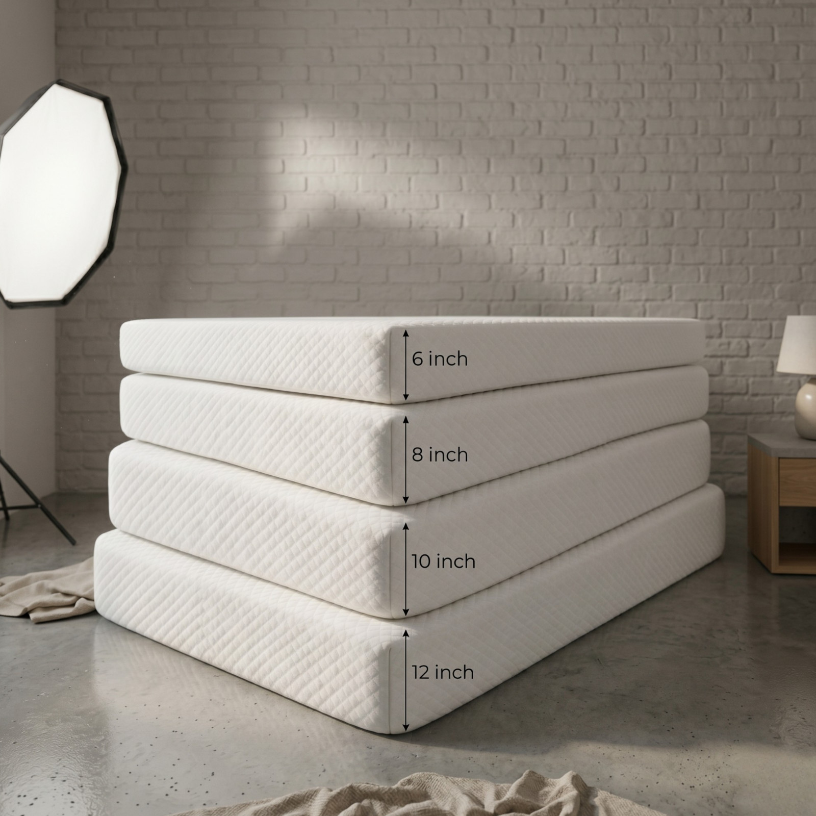 Gel Memory Foam Medium-Firm Mattress, CertiPUR-US Certified, Mattress in Box