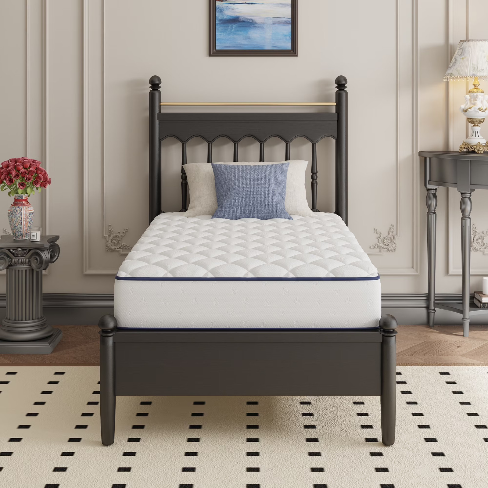 Colchón De Muelles Twin Size 6 Pulgadas Para Cama Colchones En Oferta Baratos US