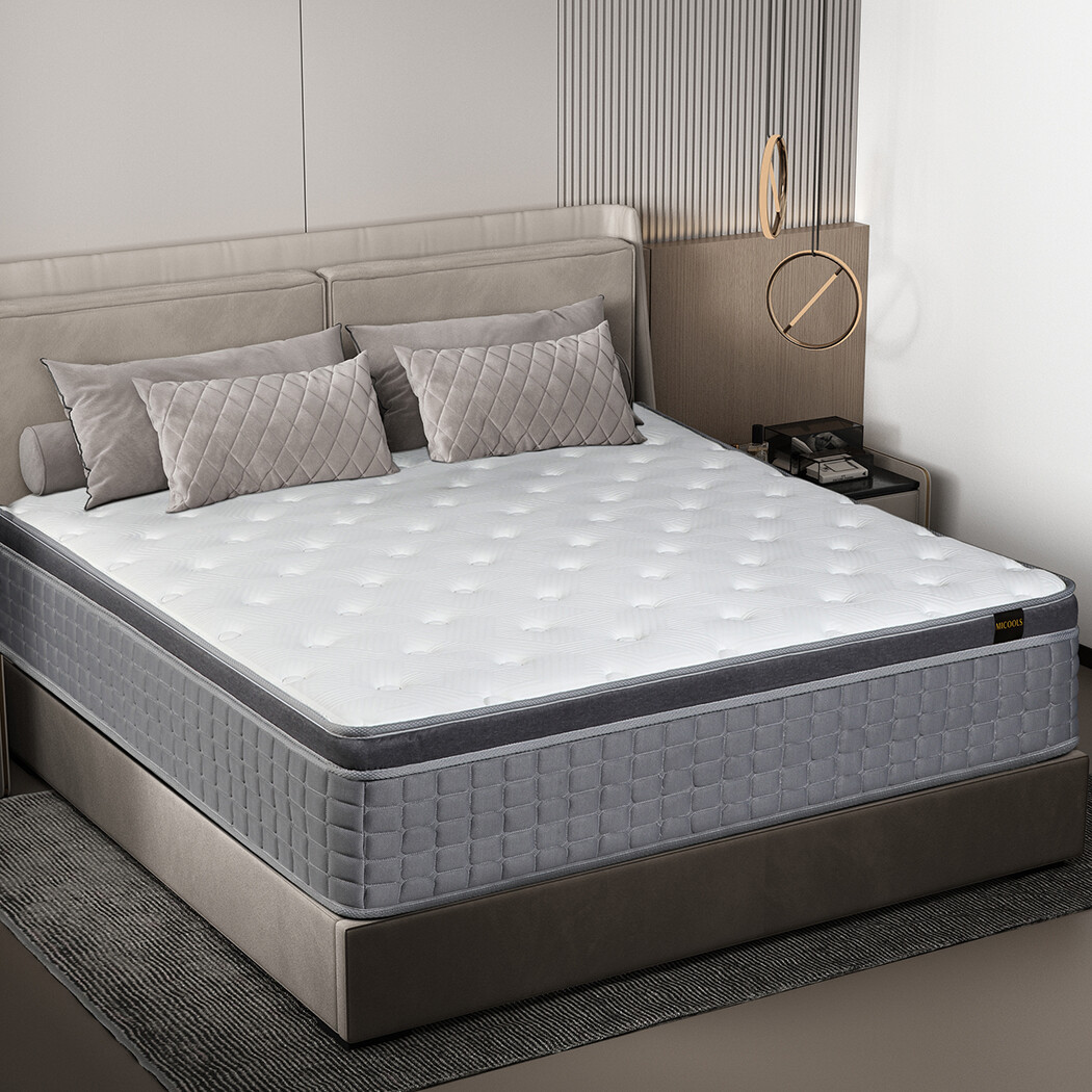 12/14 Inch Hybrid Memory Foam Mattress Twin Full Queen King Size Bed Medium Firm