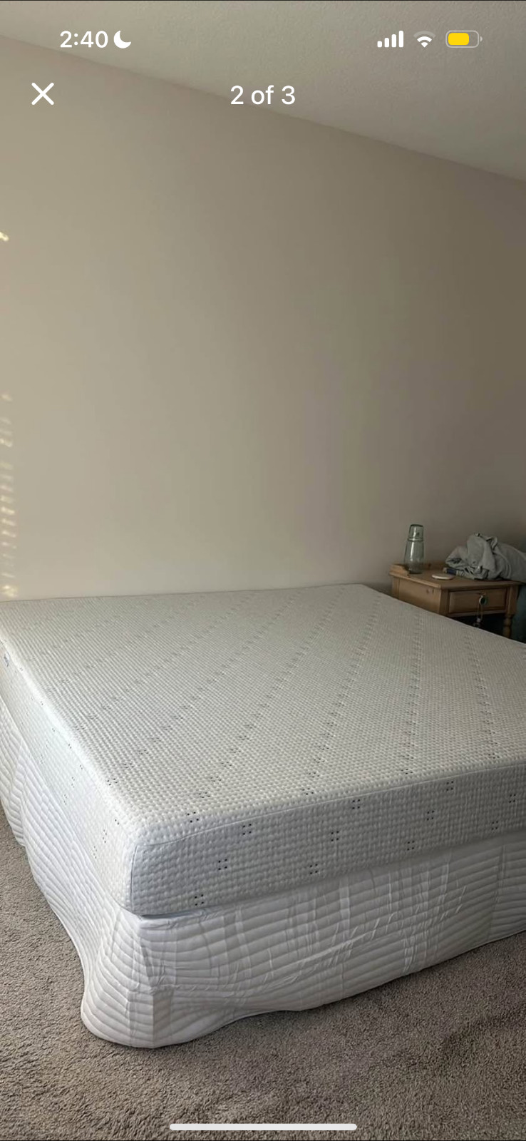 King size firm Sleepy’s mattress