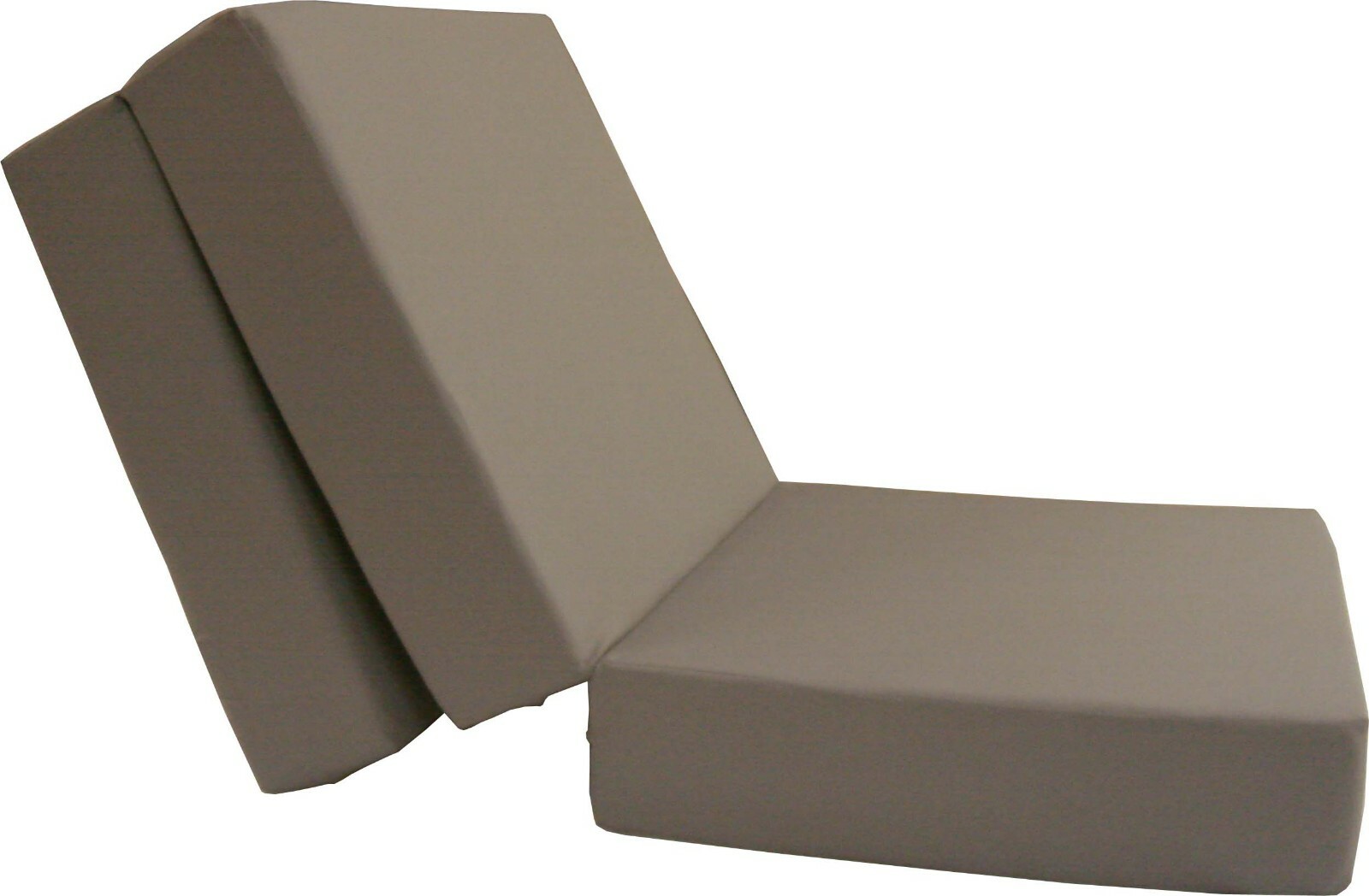 Shikibuton Trifold Foam Beds 1.8 lbs Density, Folding Mattress 6x27x75, Tan