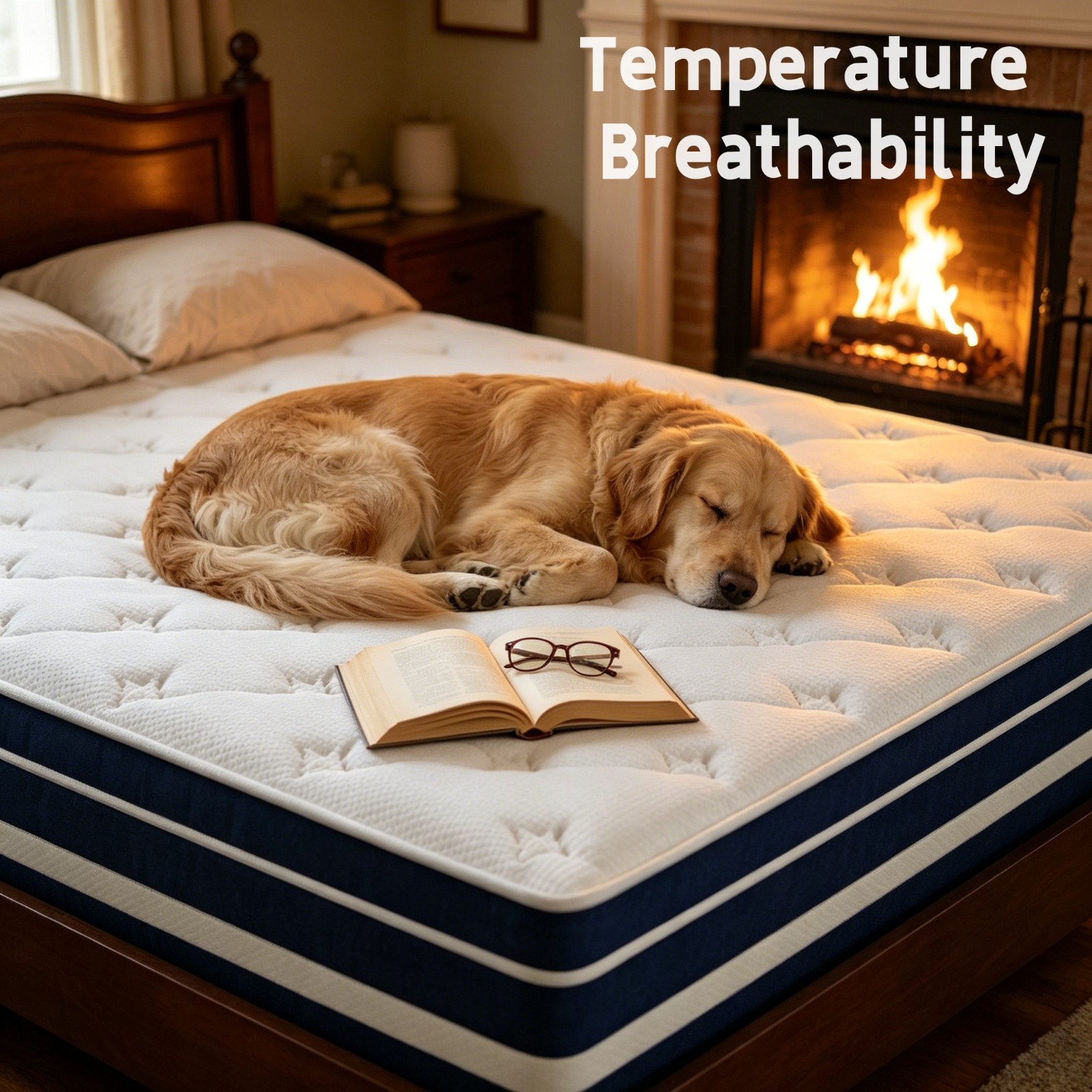 14″ Hybrid Mattress in a Box Full Size Gel Memory Foam Pocket Spring 75×54×14”