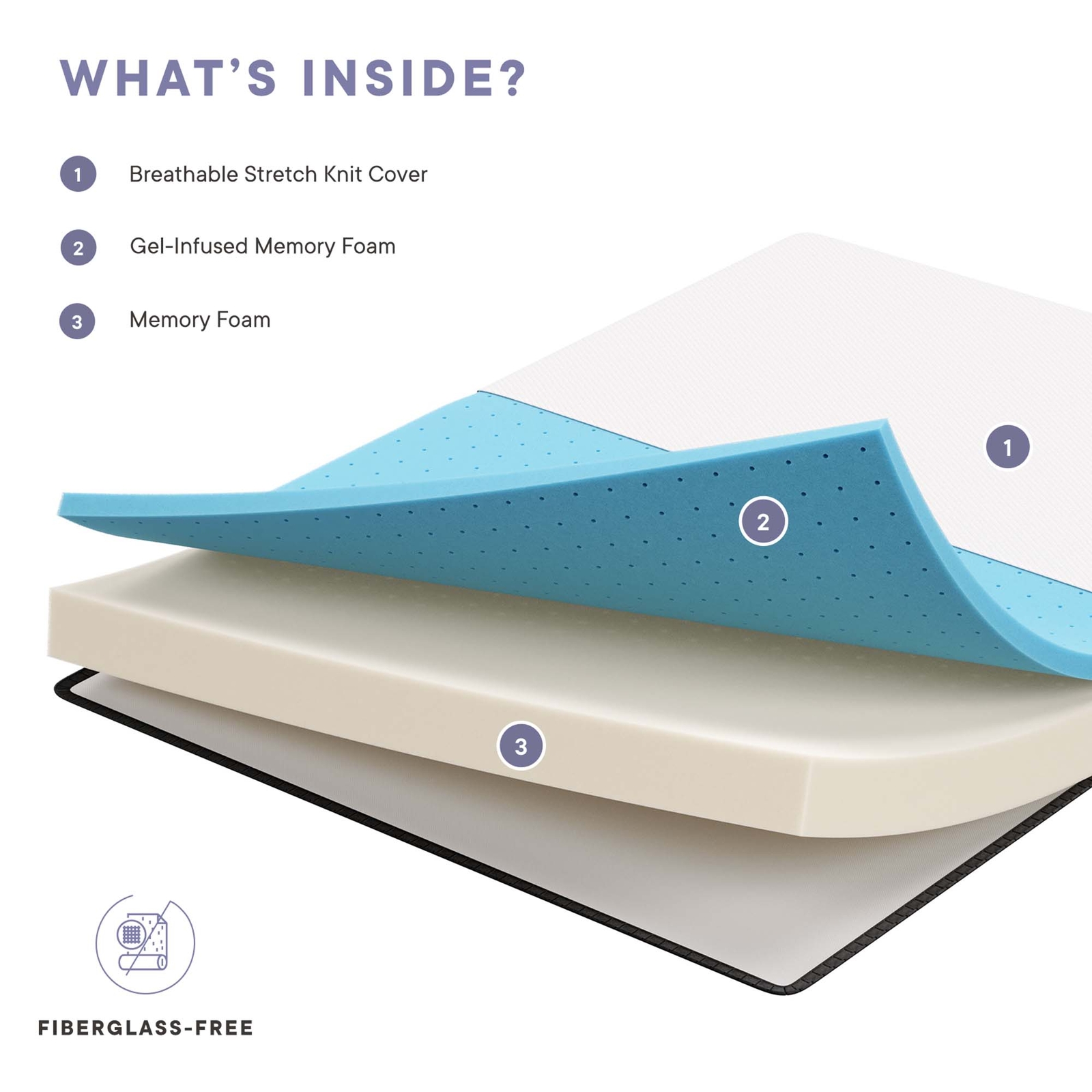 Modway 6″ Cool Gel-Infused Firm King Memory Foam Mattress With 10 Year Warranty