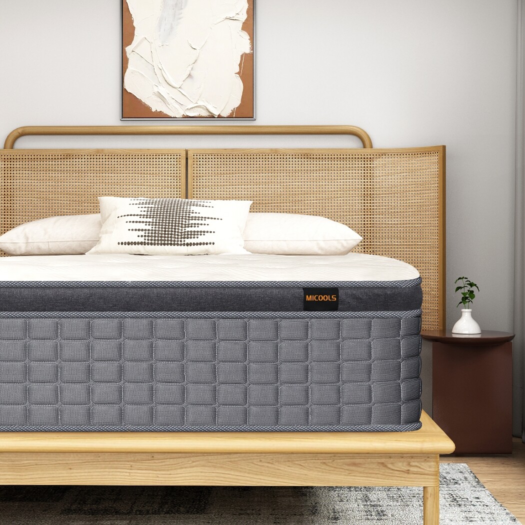 12 Inch Mattress Twin Full Queen King Gel Memory Foam Hybrid Pocket Bed in a Box