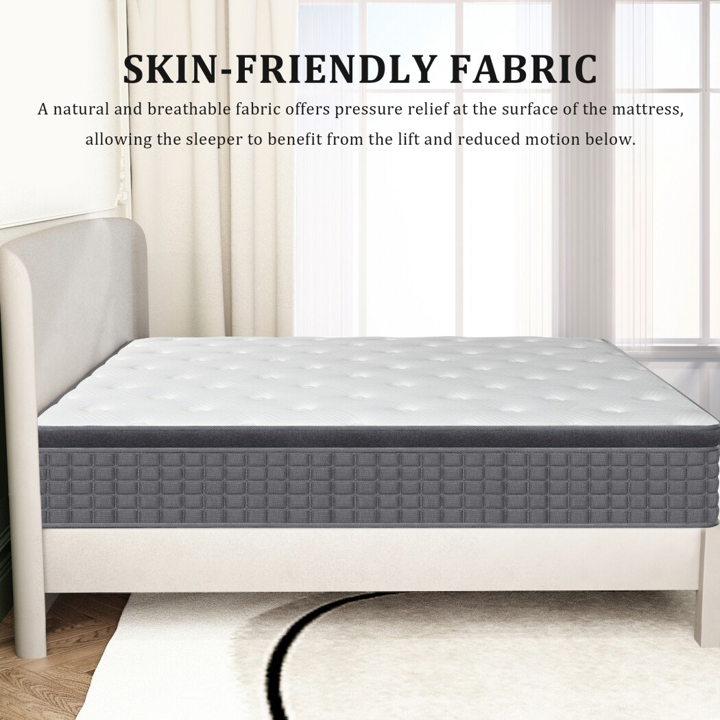 14″ 12″ Twin Full Queen King Hybrid Mattress in A Box Spring Gel Memory Foam Bed