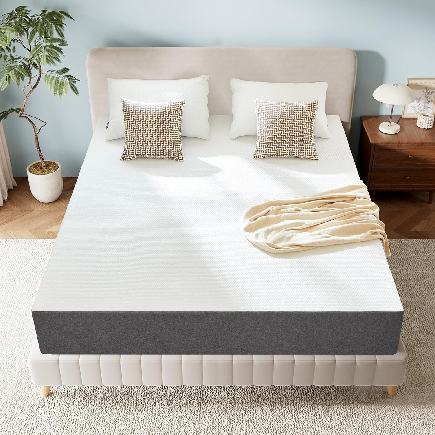 8 Inch Twin Gel Memory Foam Mattress – Safe, Cool & Medium Firm Support