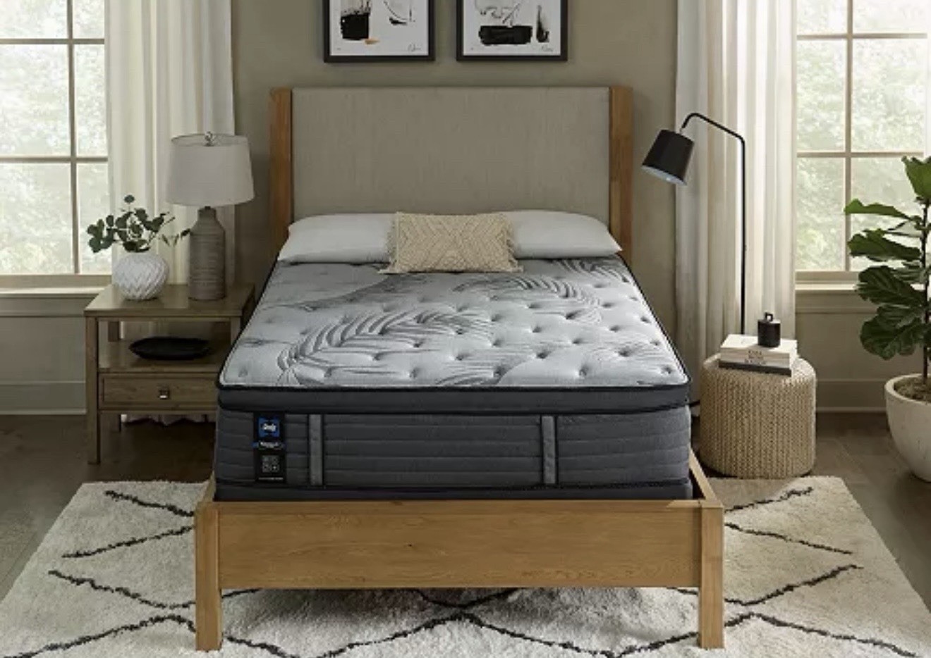 Posturepedic Chaddsford 15″ Medium Euro Pillowtop Mattress-Queen