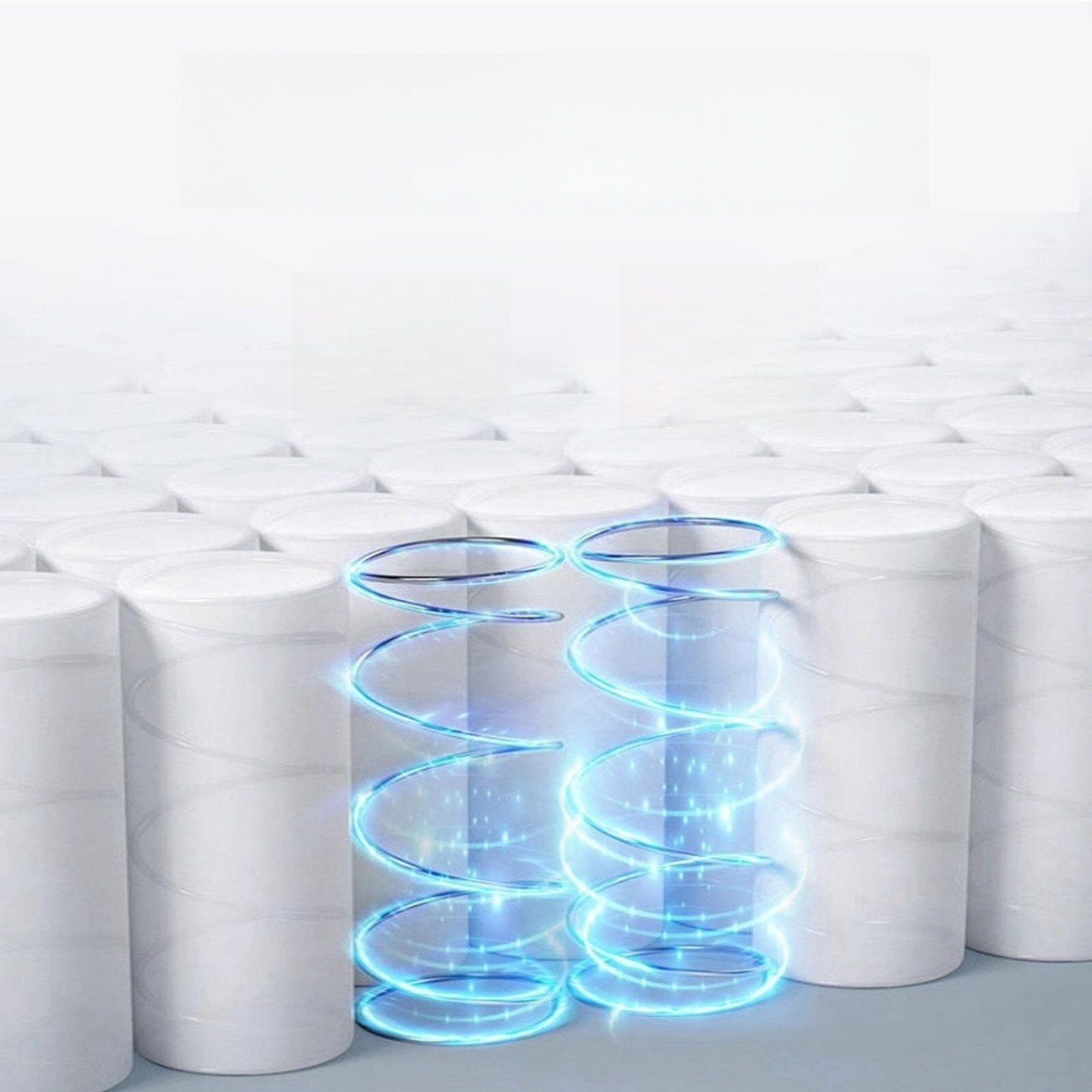 10″ 12″Gel Memory Foam and Innerspring Hybrid Mattress in a Box for Silent Sleep