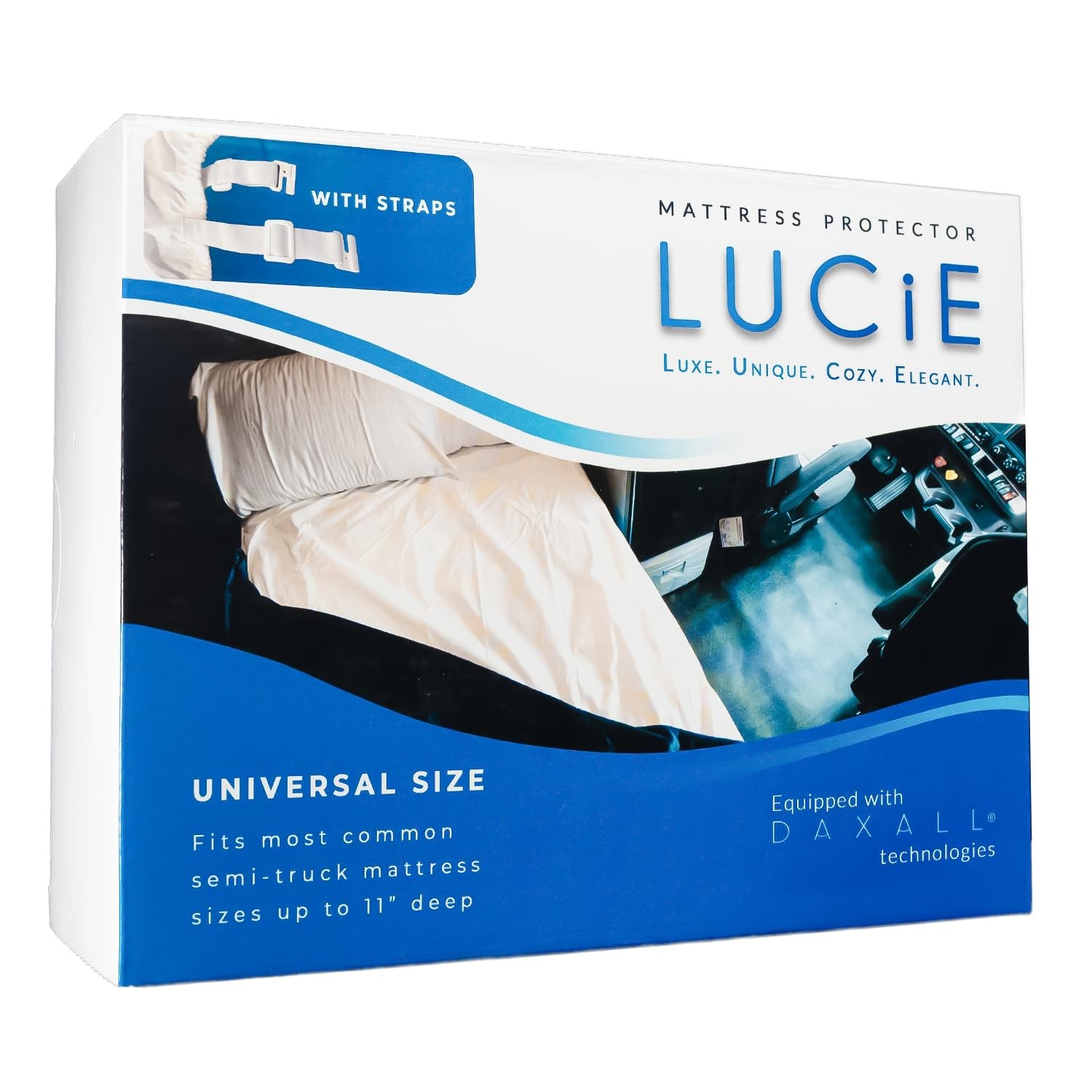 Twin/Twin XL Waterproof Mattress Protector with Twin straps, Gray