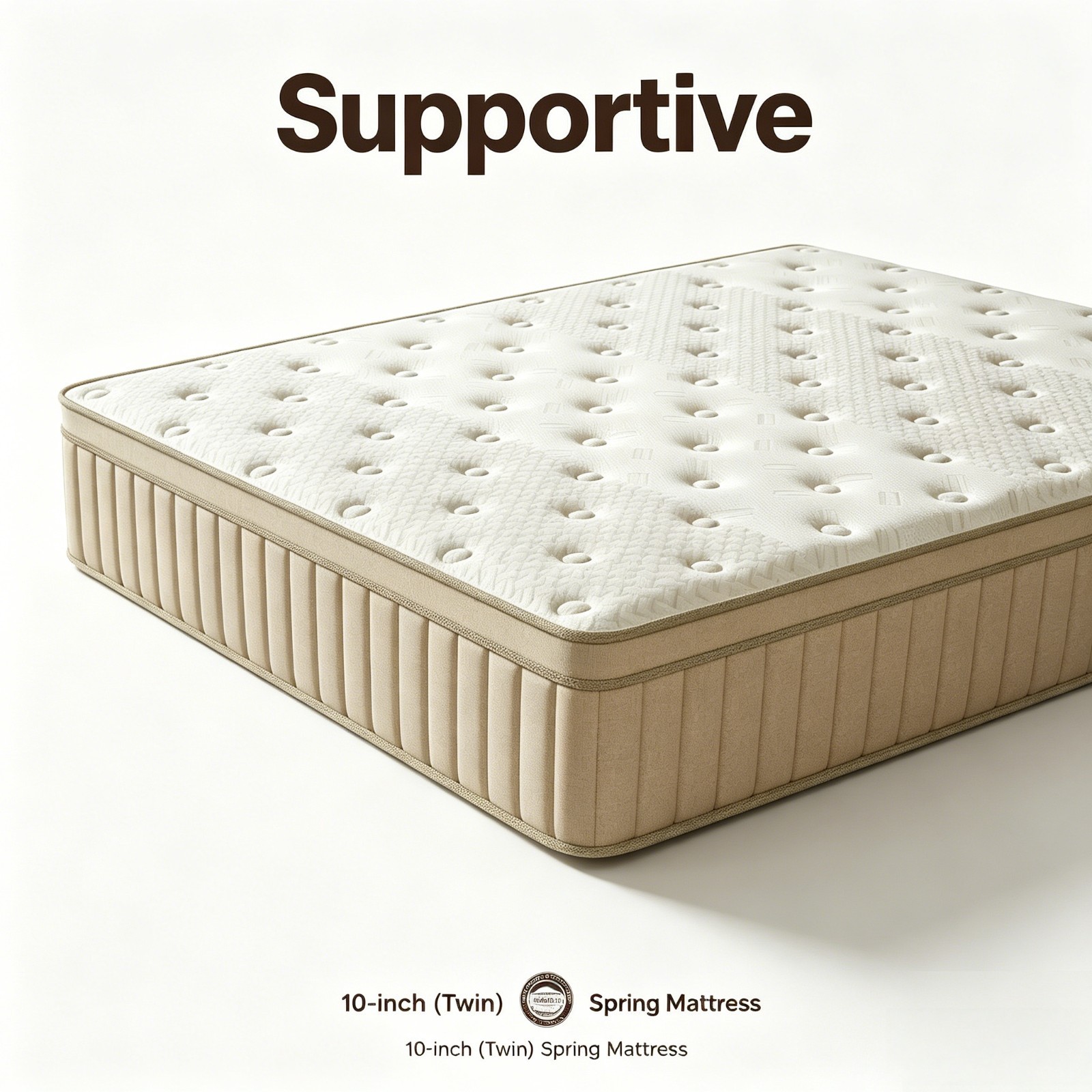 10inch Premium Gel Memory Foam Mattress Hybrid Spring Twin Size Bed In A Box