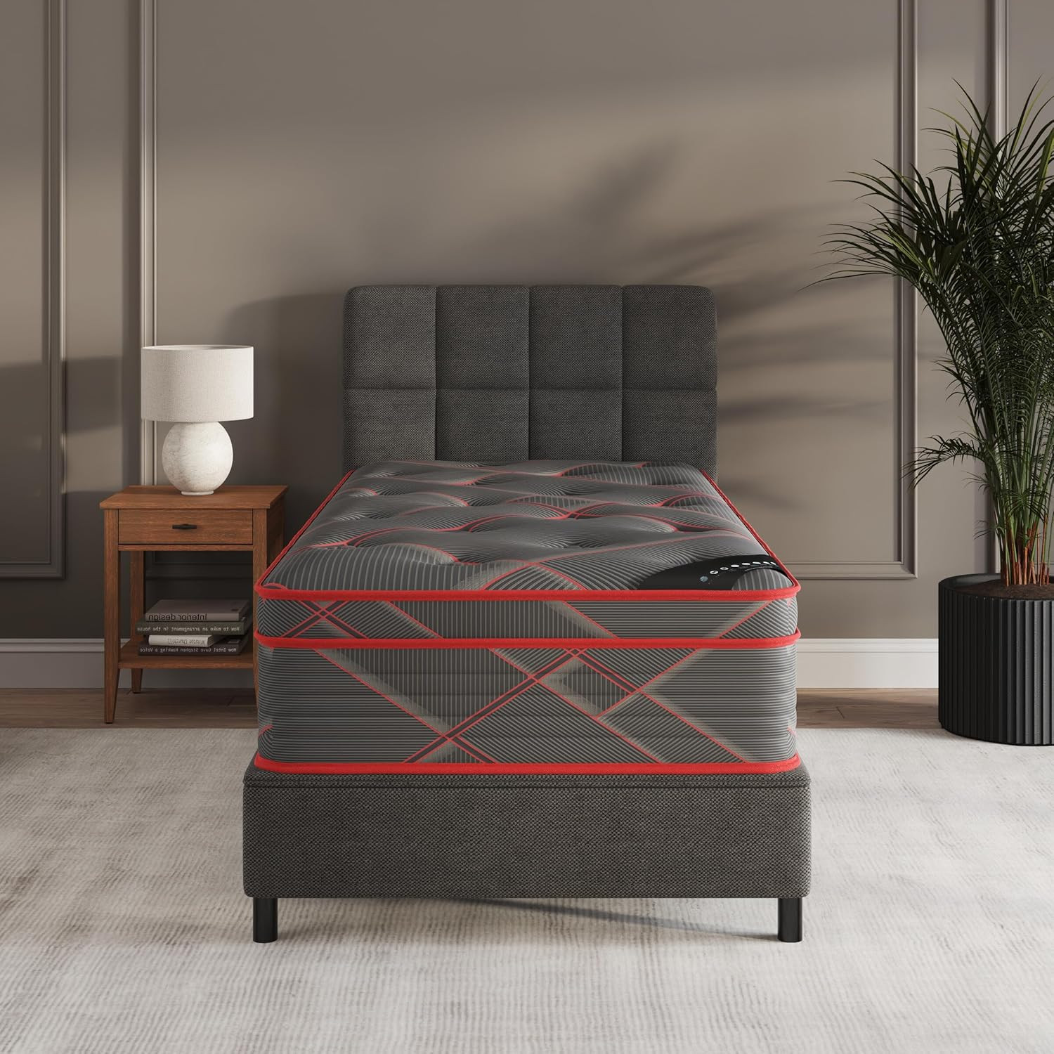 Luxury Twin 13″ Hybrid Mattress – Firm Support & Breathable Euro Top – USA Made