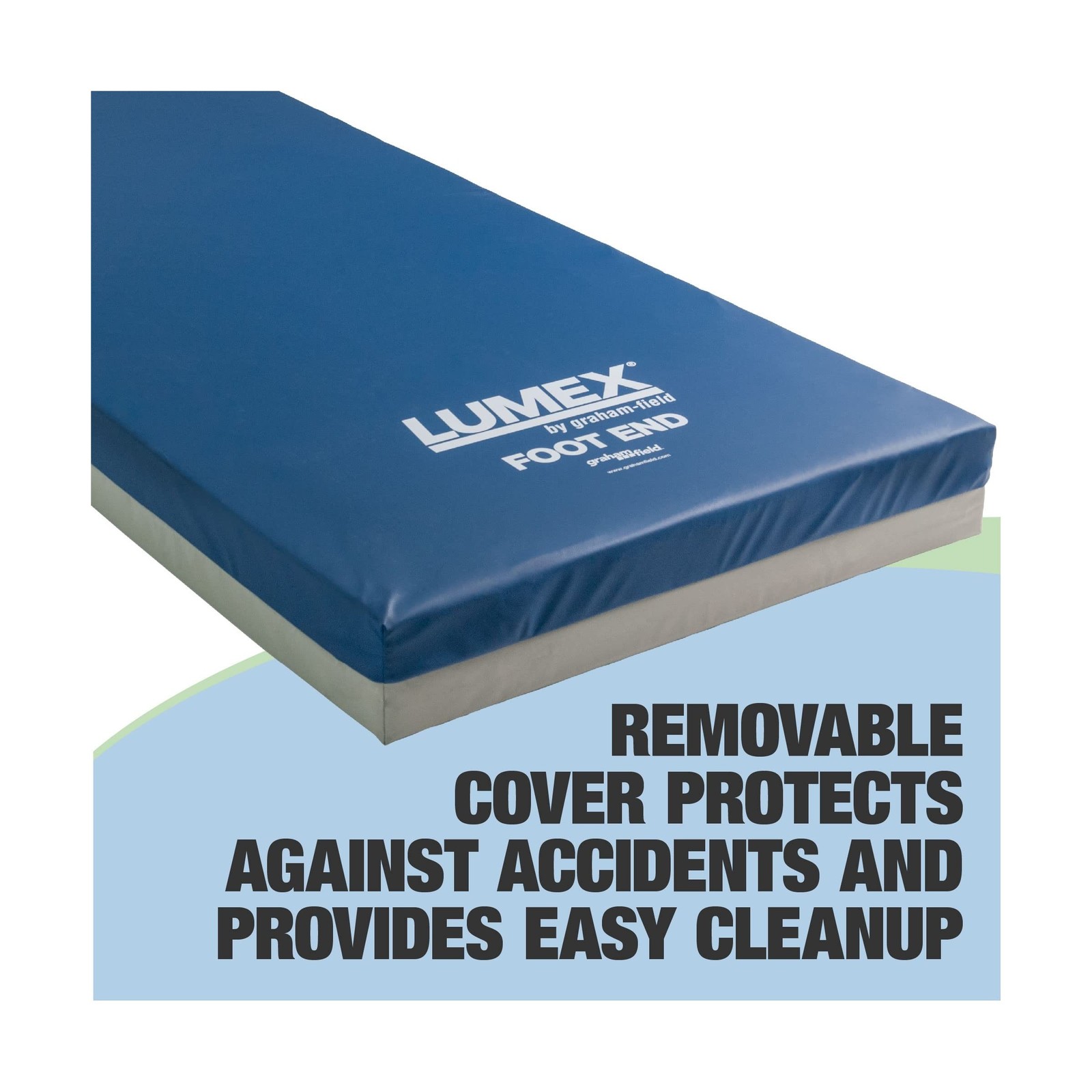 Lumex Select Hospital Bed Mattress, Multi-Layer Medical Foam, Fluid-Resistant…