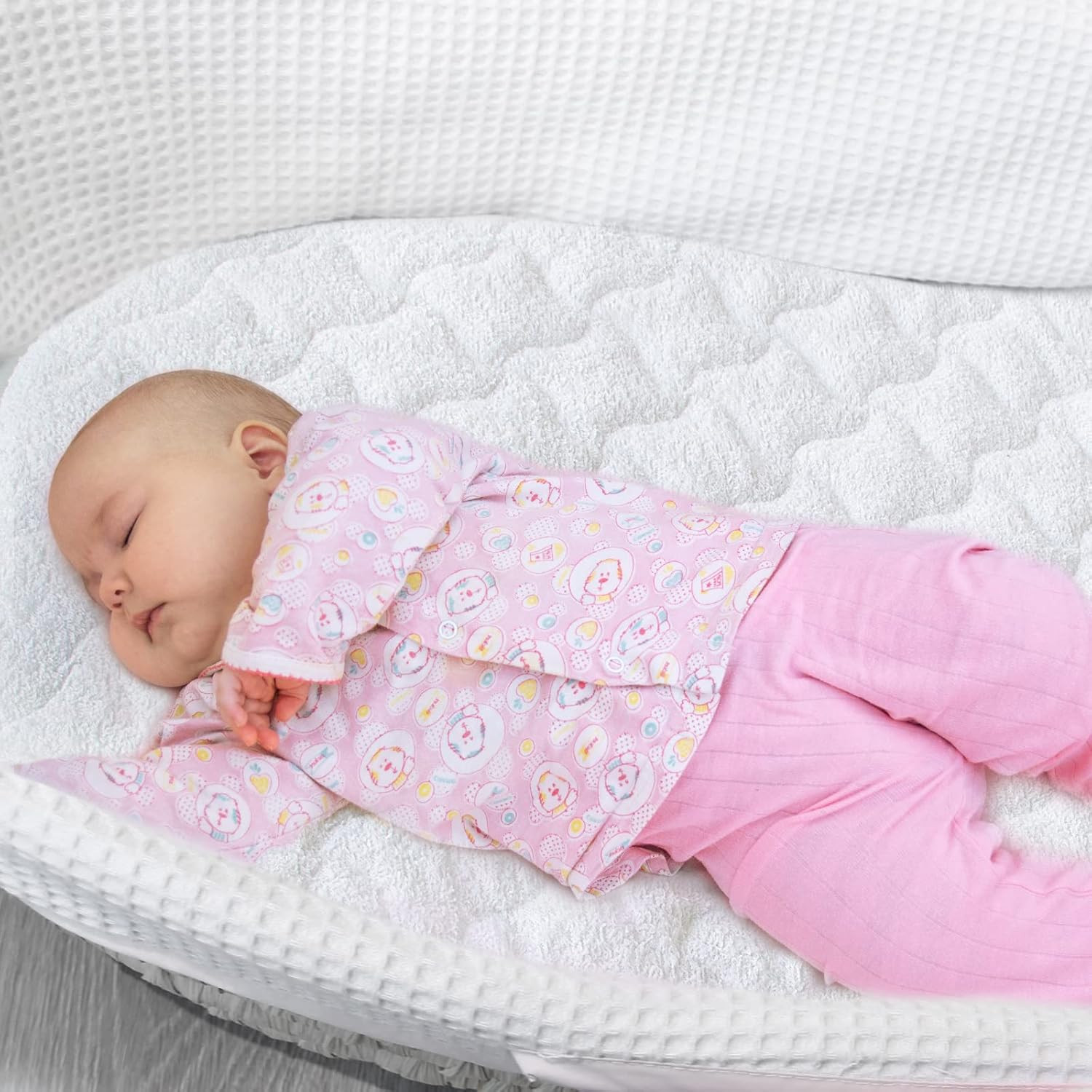 Moses Basket Mattress Pad 16″ X 30″ – Fit for Plum Sparrow, Baby Delight Slumber