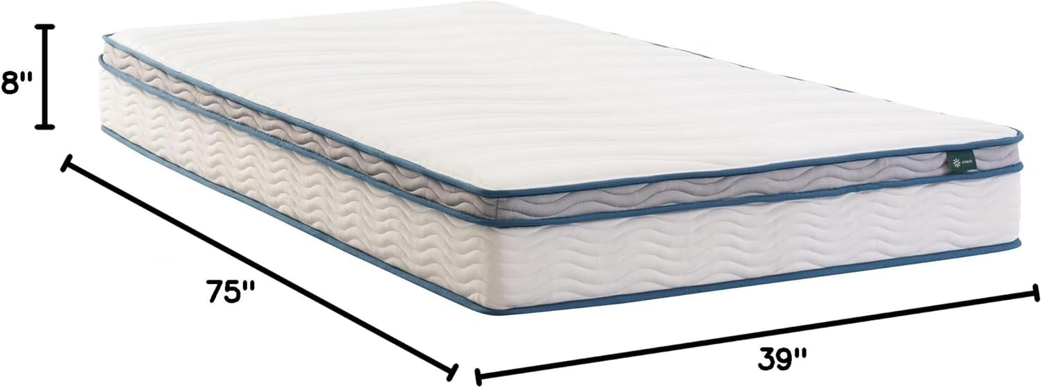 8 Inch Spring Sensation Hybrid Mattress [New Version] Medium Firm Feel