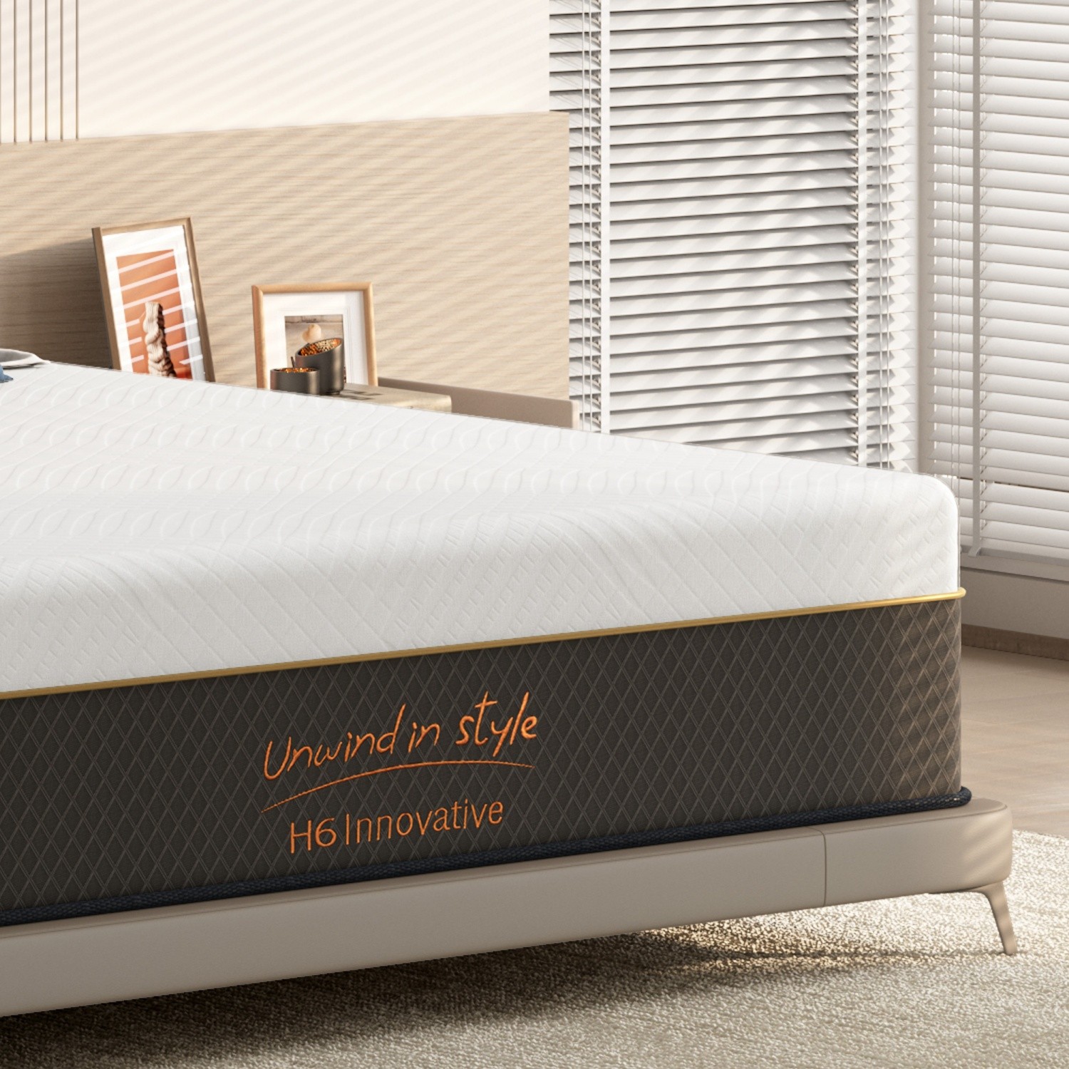 Full/Queen/King 10Inch Hybrid Mattress Medium Firm Motion Isolation CertiPUR-US