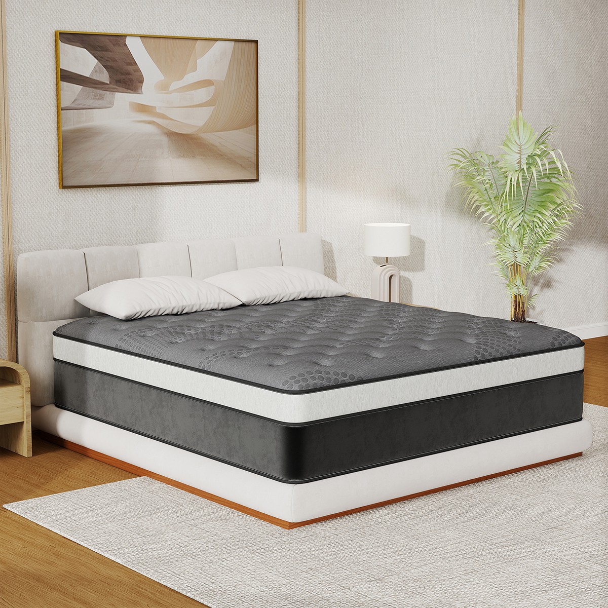12/14 Inch Gel Memory Foam Hybrid Spring Mattress Twin Full Queen King in a Box
