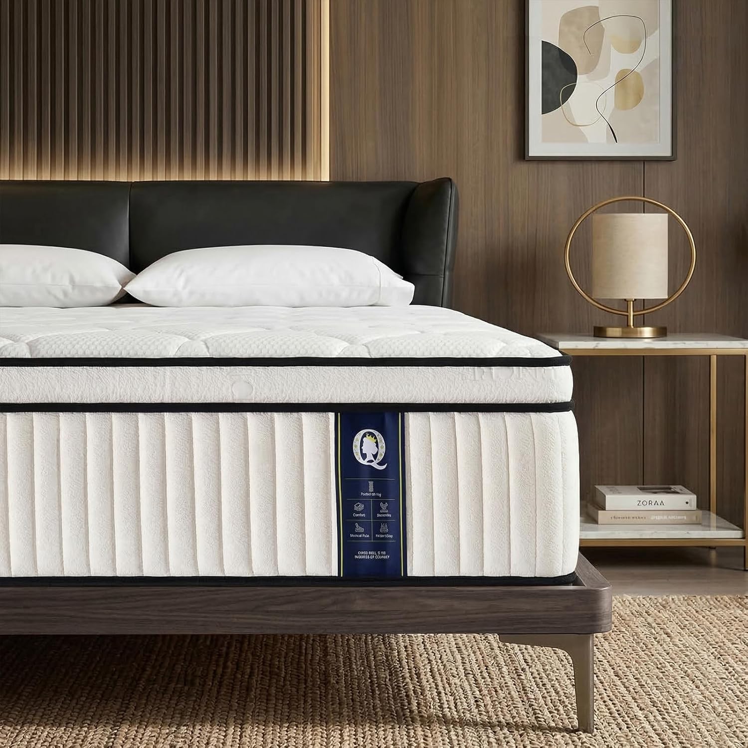 Mattress, Firm Mattress with Foam & Individually Wrapped Pocket