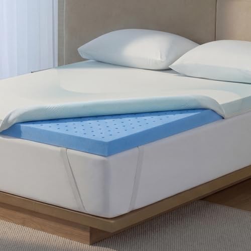 Cooling Mattress Topper Size – 3 Inch Soft Breathable Foam Mattress, King