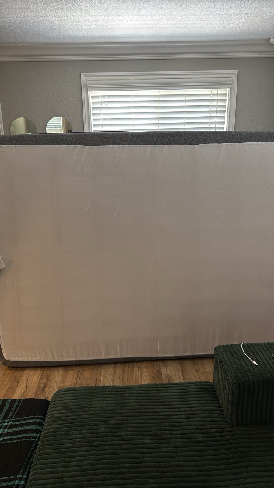 Cocoon Sense Queen Memory Foam Mattress Medium Firm Removable Cover Gray/White