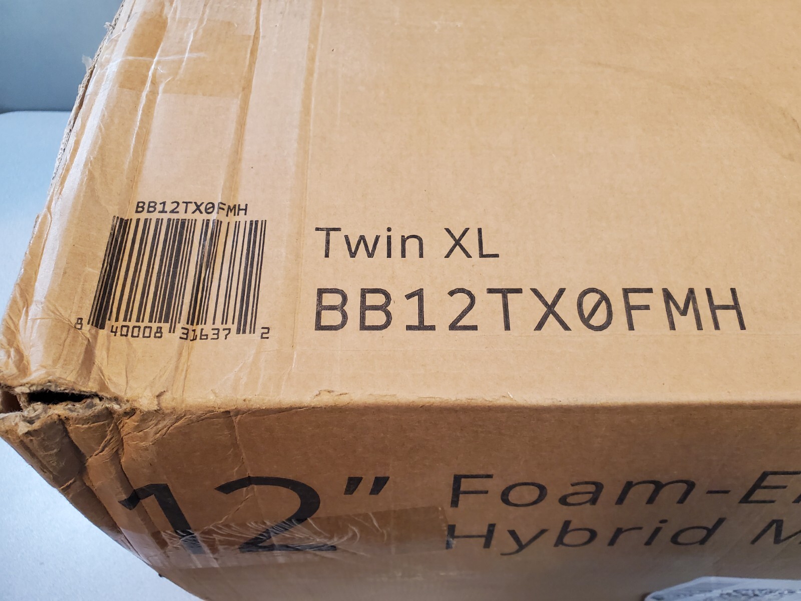CVP Firm 12″ Mattress, Foam Encased Spring & Memory Foam Hybrid, Twin XL, New