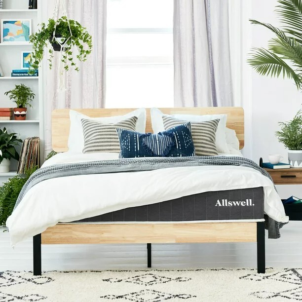 The Allswell 10″ Bed in a Box Hybrid Mattress, Queen, Brand New, Memory Foam