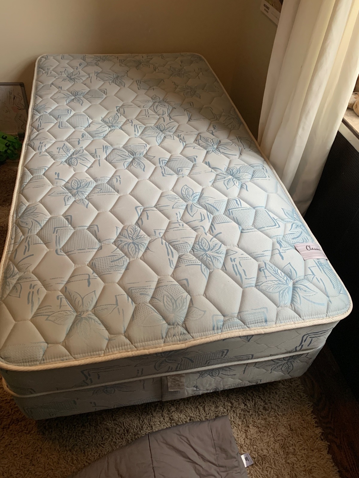 Chiro Premier gentle firm orthopedic twin bed mattress and box spring/frame