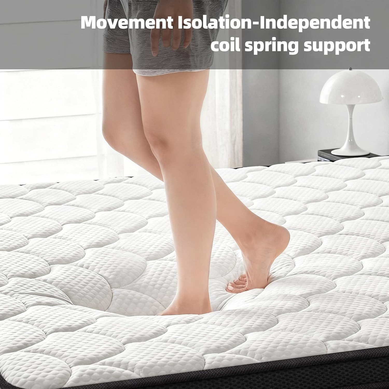 Medium Firm Hybrid Twin Mattress – CertiPUR-US Certified Sleep Solution