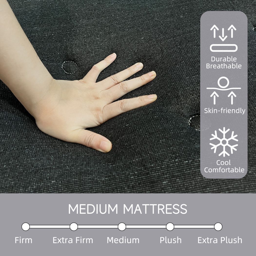 12/14 Inch Mattress in A Box Pocket Spring Memory Foam Twin Full Queen King Size
