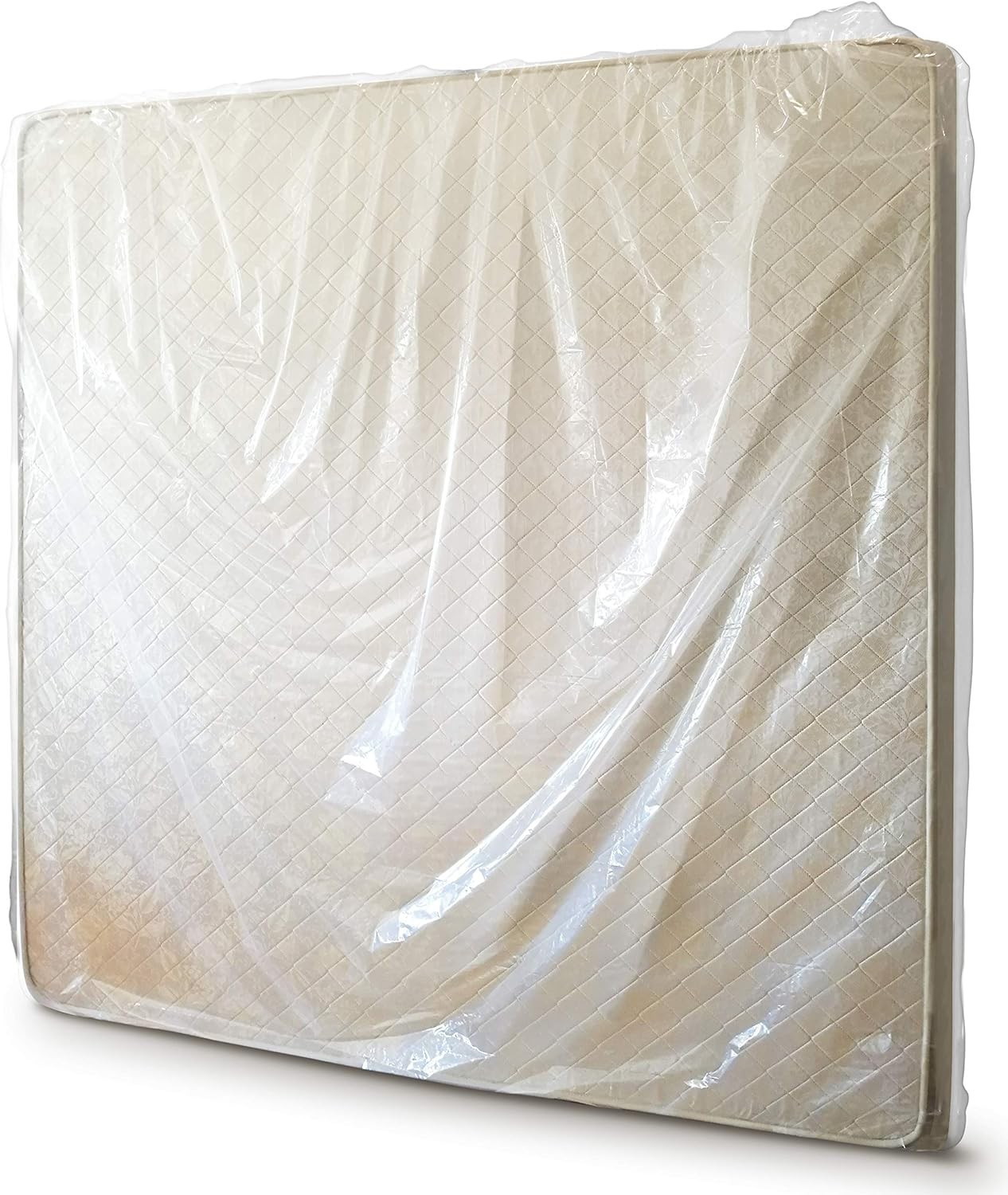 2-Pack Clear Mattress Bag for Safe Storage – Fits Queen & King Sizes, Durable