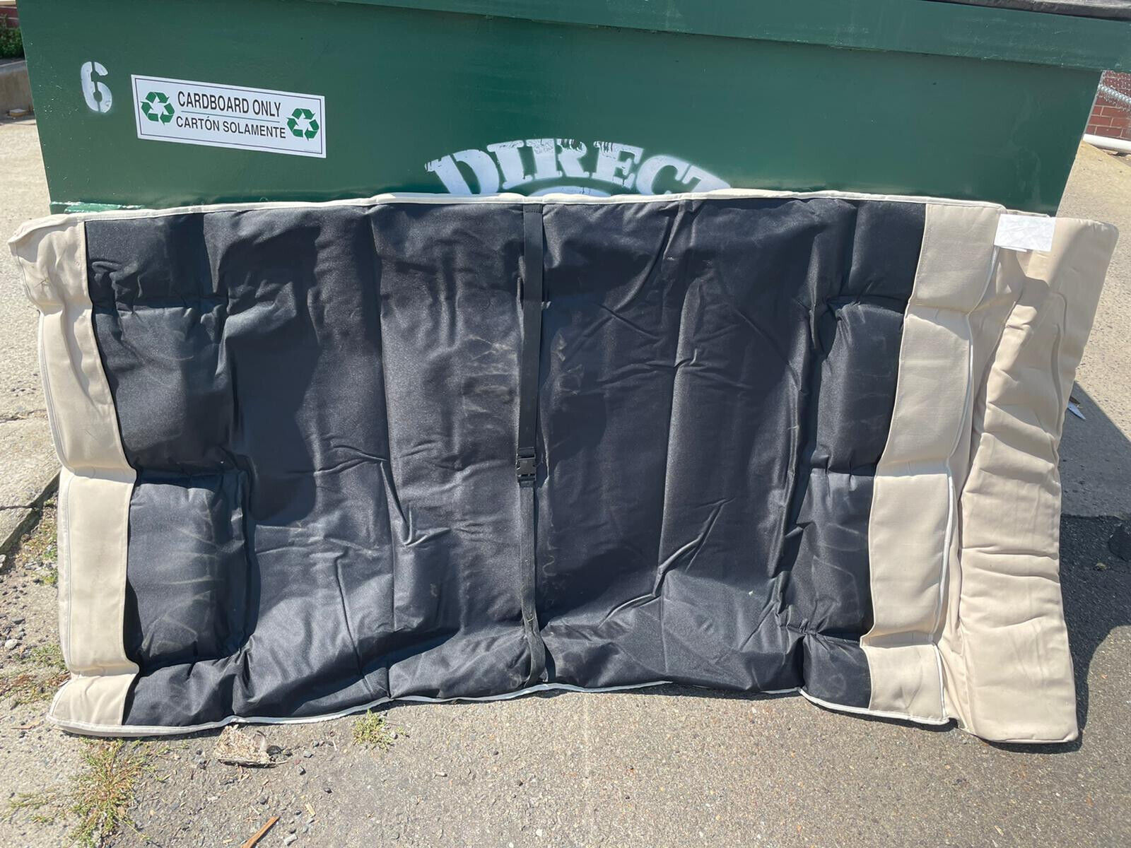 RST Outdoor Delano Double Orbital Lounge Replacement Mattress ONLY Tan Polyester