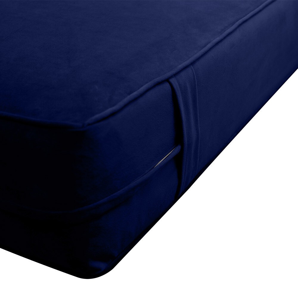 Same Pipe 6″ Twin-XL 80x39x6 Velvet Indoor Daybed Mattress |COVER ONLY|-AD373