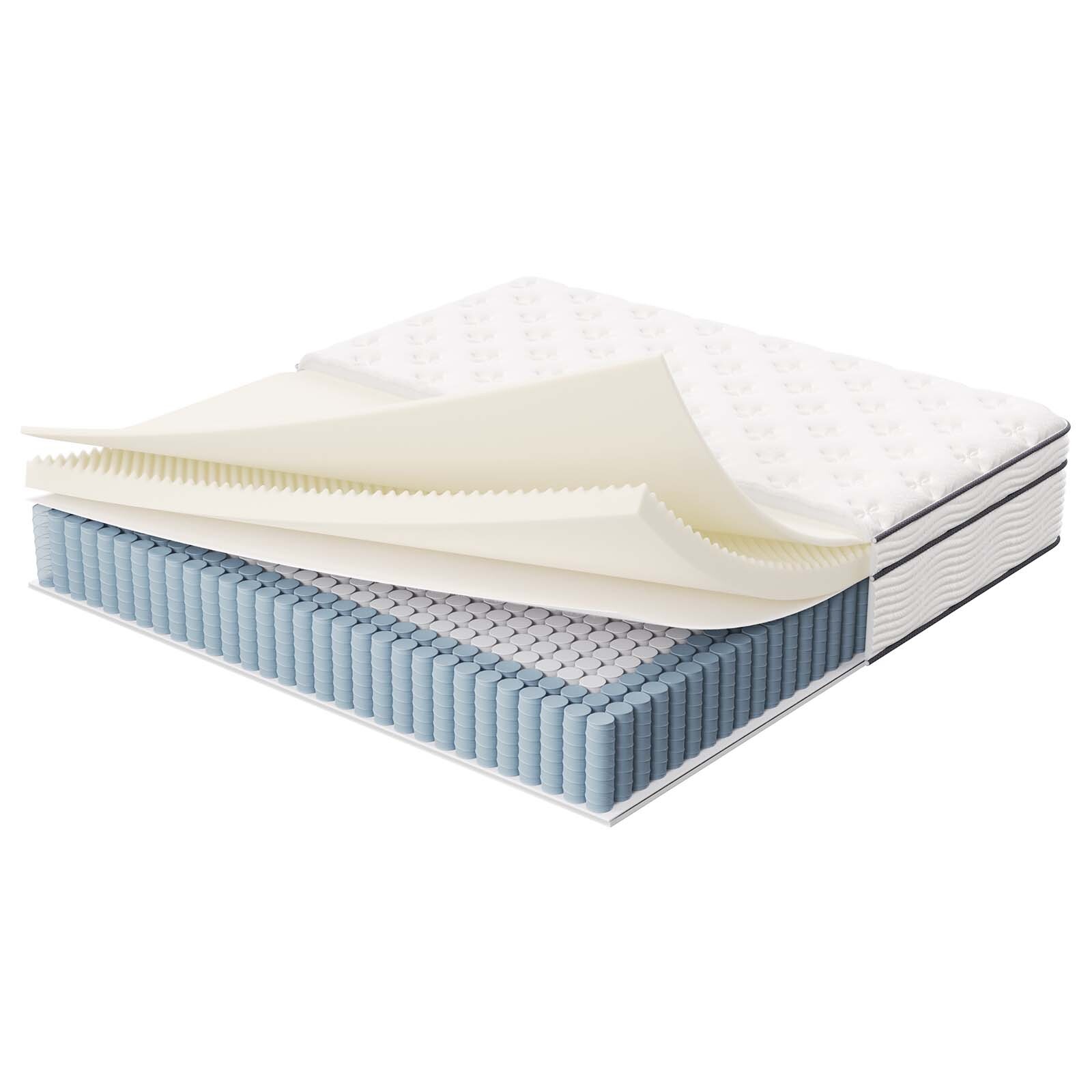 Modway Jenna 14″ Innerspring and Foam King Mattress