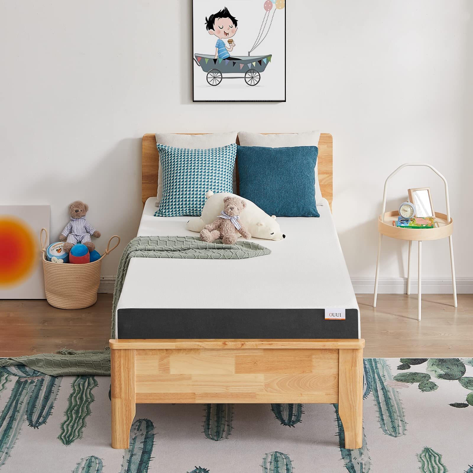 5/6/8″ Memory Foam Mattress for Cool Sleep Pressure Relief CertiPUR-US