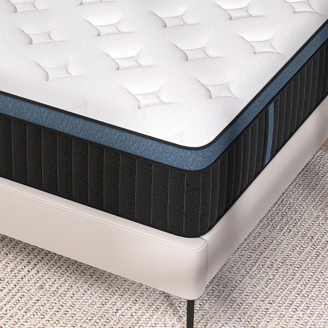 12/14 Inch Twin Full Queen King Mattress Hybrid Memory Foam Spring Bed in Box