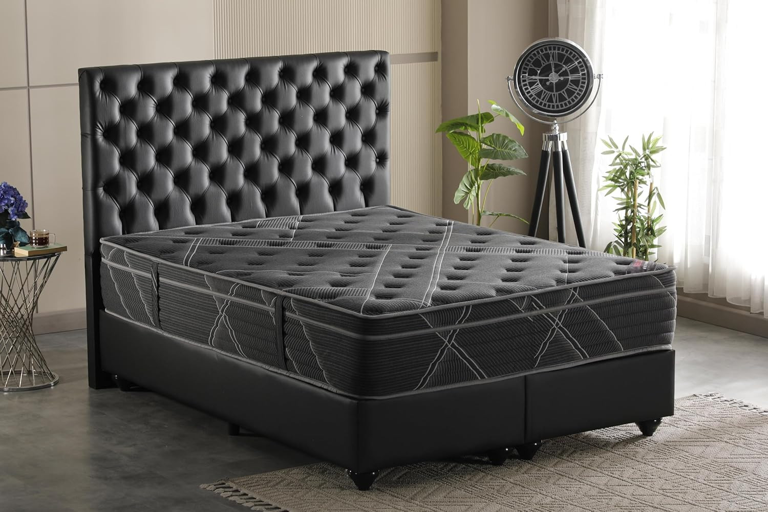 Luxury King 13″ Hybrid Mattress – Plush Comfort & Pressure Relief, Made in USA