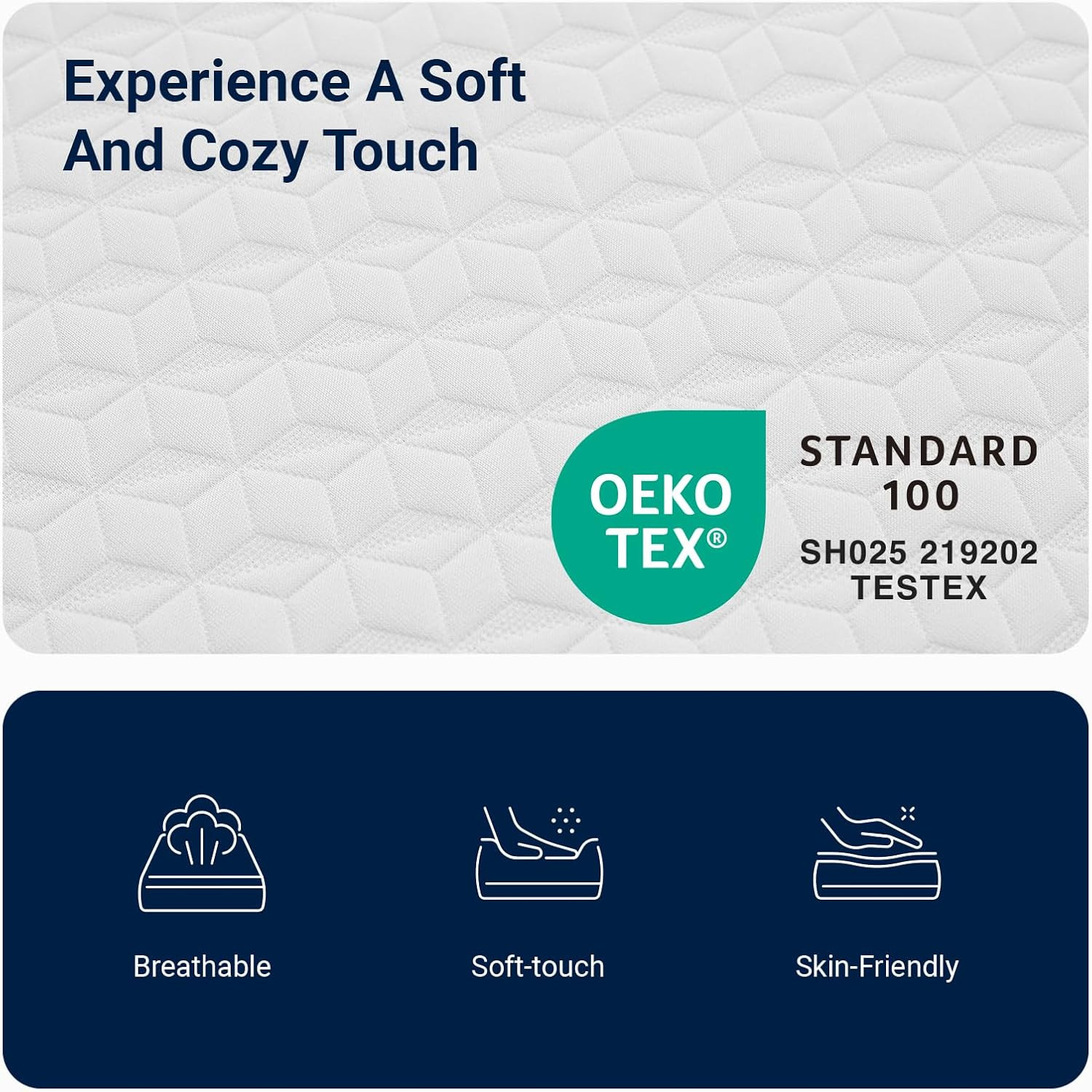 12 Inch Queen Mattress – Medium Firm Foam for Refreshing Sleep & Relief