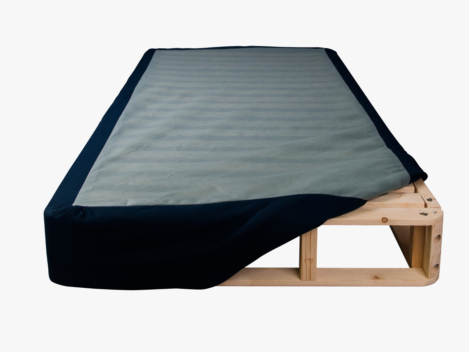 Big Fig Mattress Foundation Twin XL 38 x 80 x 7 inch Heavy Duty Solid Wood Base