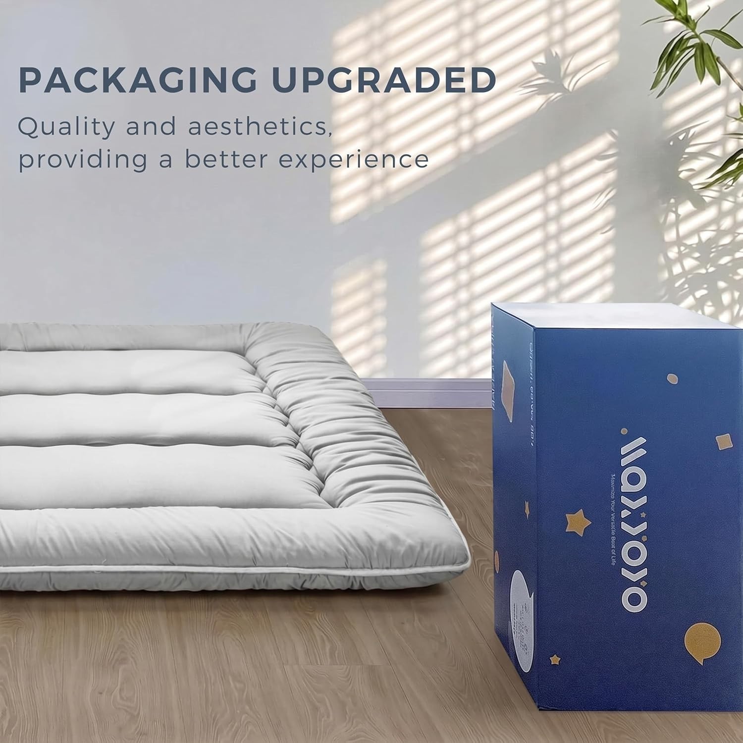 Luxury Japanese Floor Mattress Queen – Foldable Futon with Dustproof Cover