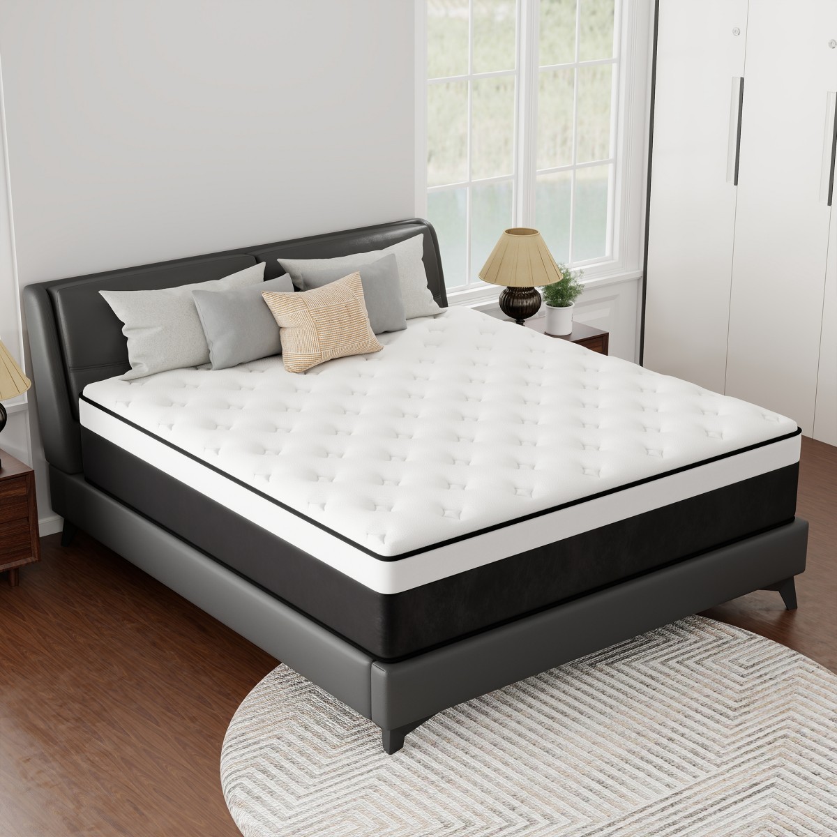 12/14 Inch Mattress Twin Full Queen King Bed Size Mattresses Medium Firm 7-Zone