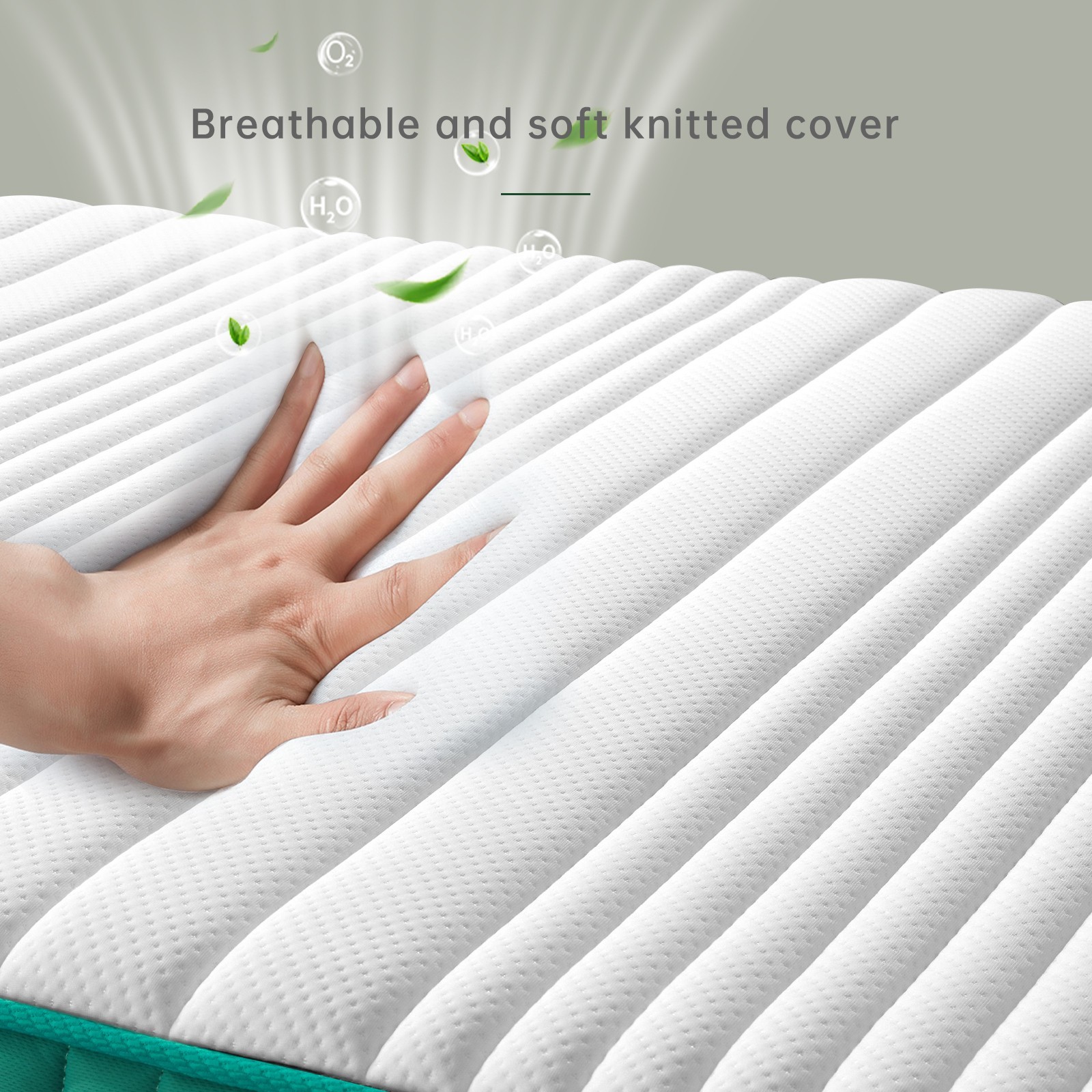 12″ Memory Foam and Pocket Spring Hybrid Mattress in a Box,CertiPUR-US Certified