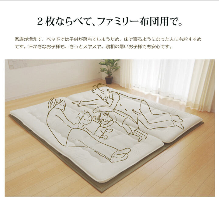 IKEHIKO Japanese Tatami Thin Rush Grass Mattress Three-fold type compact Japan