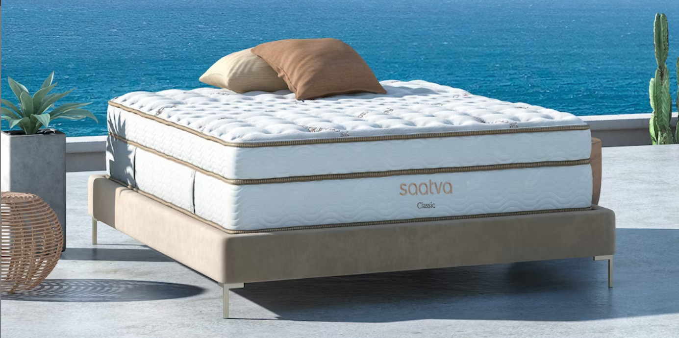 Saatva Classic Organic Cotton USA Made Mattress (11.5″- PLUSH SOFT)