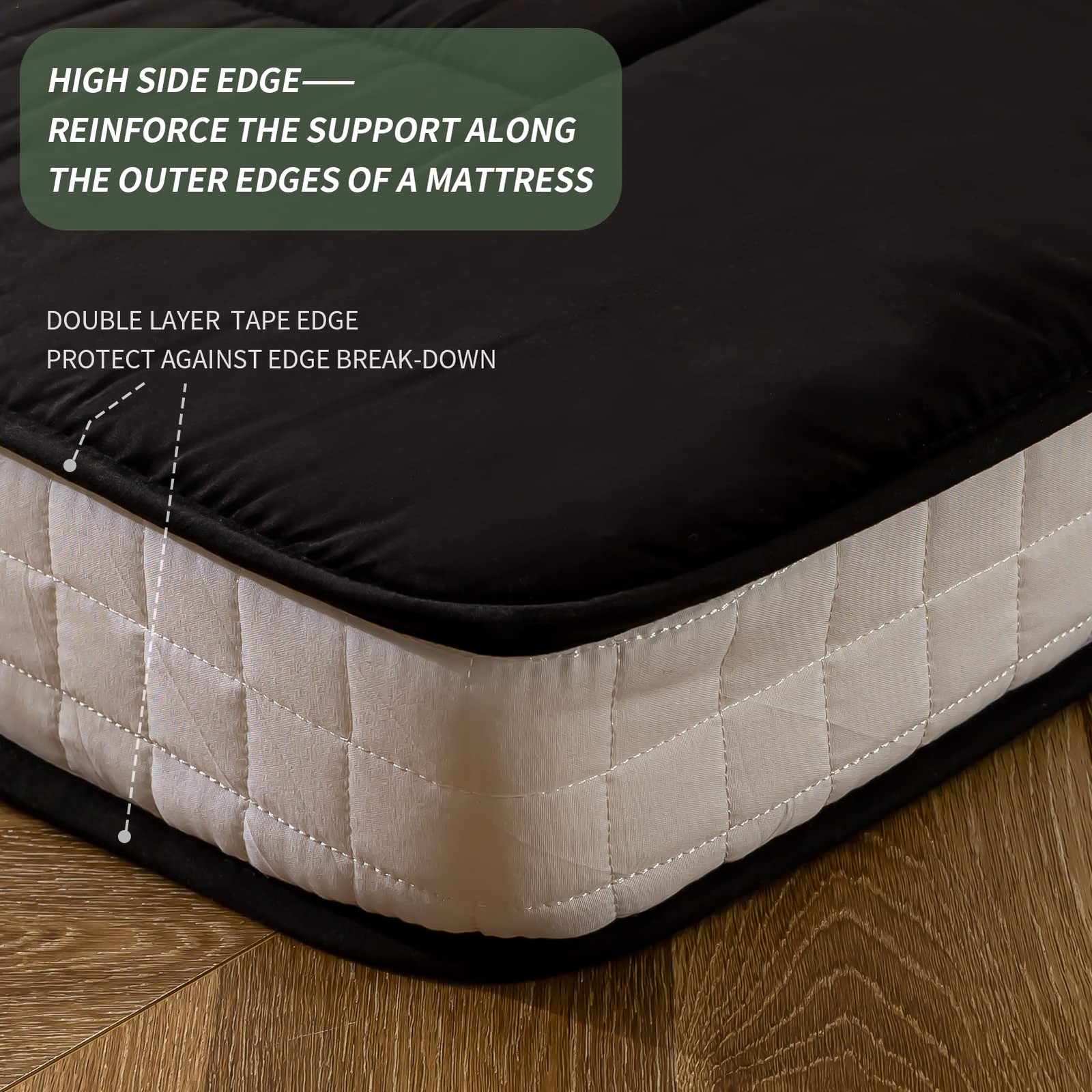 Futon Mattress, Padded Japanese Floor Mattress Quilted Mattress Topper, Extra…
