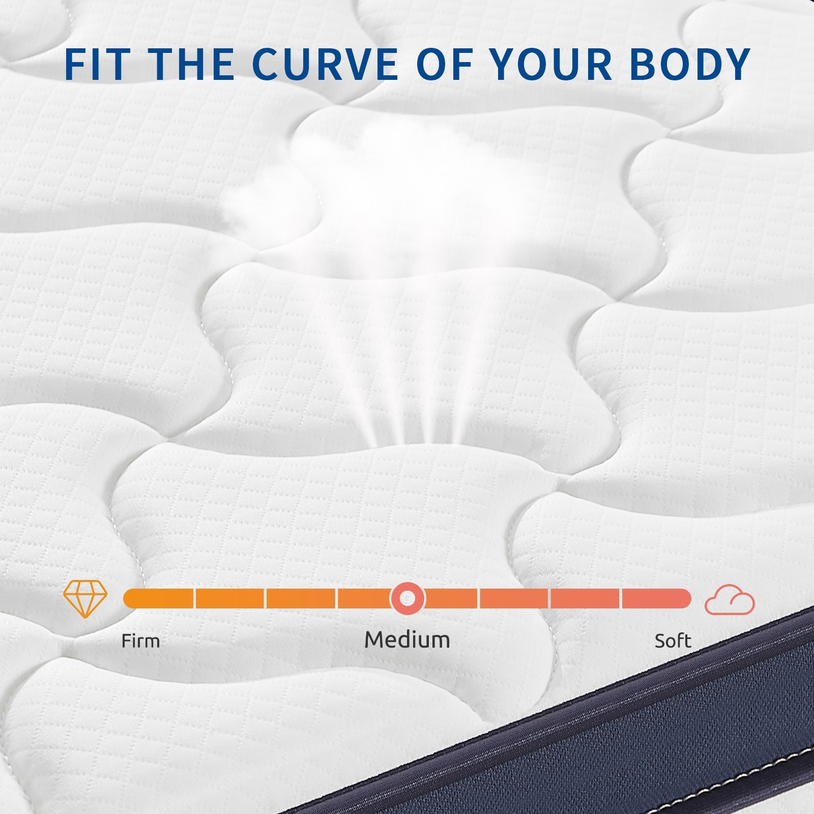12″ Queen Size Cooling Gel Memory Foam & Pocket Springs Hybrid Mattress in a Box